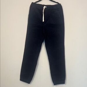 Janie &‎ Jack Kids Navy Blue Corduroy Pull On Jogger Pants Boys Size 10